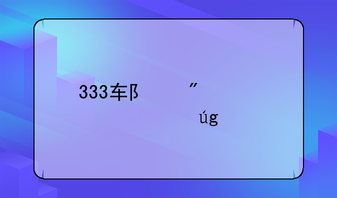 333车队到过几次龙游