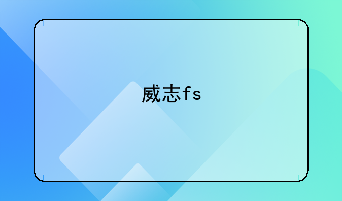 威志fs